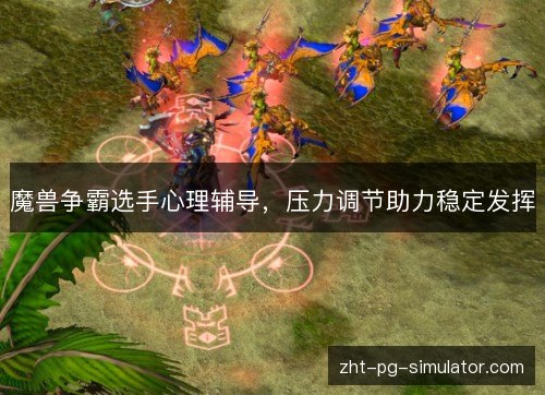 魔兽争霸选手心理辅导，压力调节助力稳定发挥